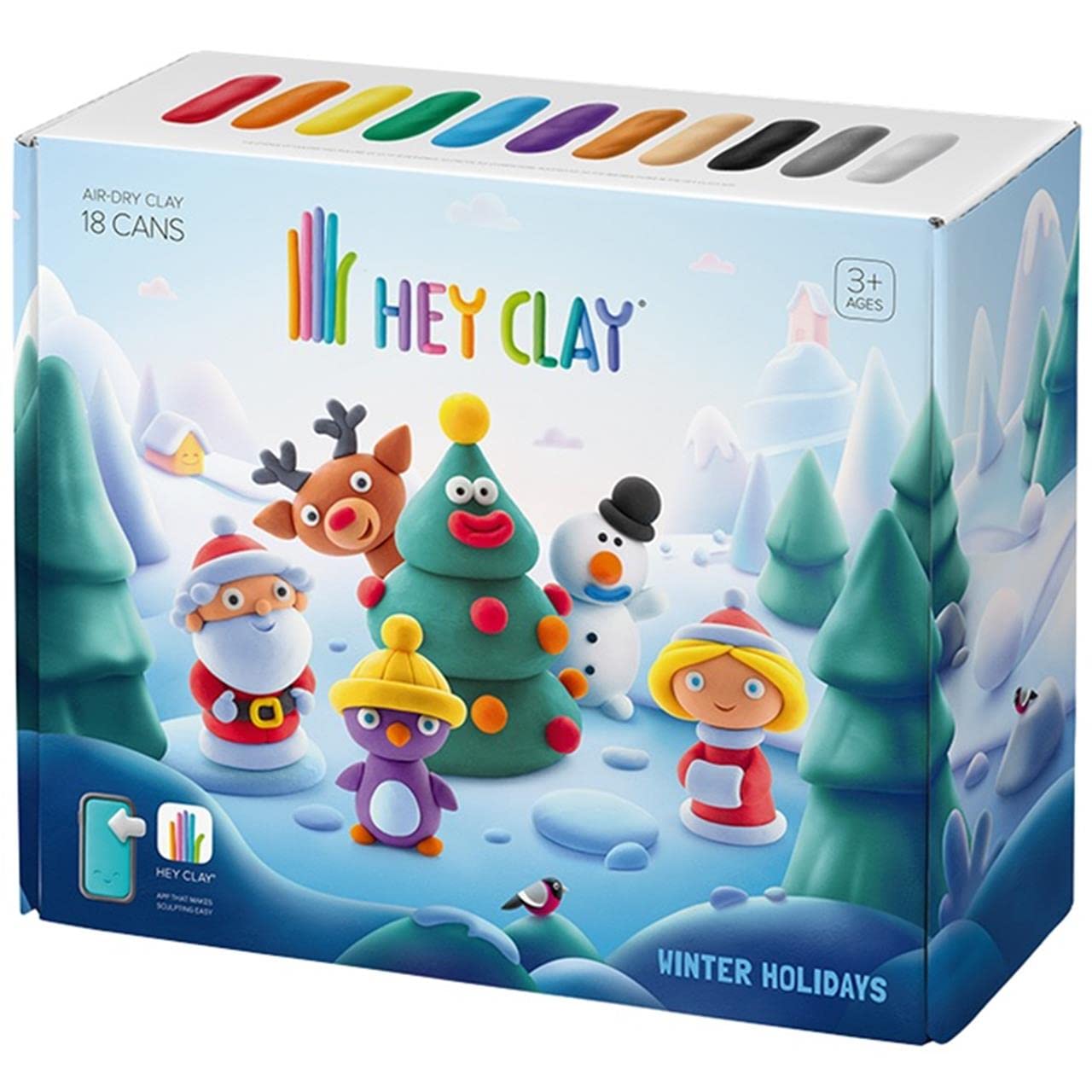 Featured image of post ¡Crea y juega estas navidades con el Bizak Hey Clay Pack Navidad! Plastilina de secado al aire para niños y niñas de más de 3 años