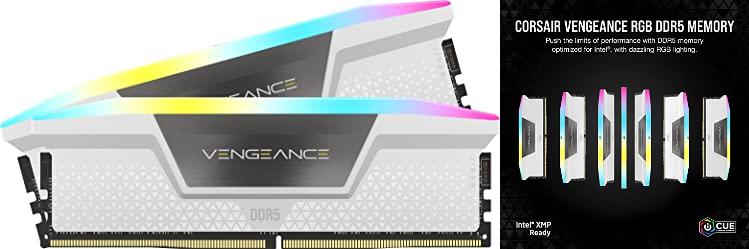 Corsair VENGEANCE RGB DDR5: Rendimiento y Estilo para tu PC Intel