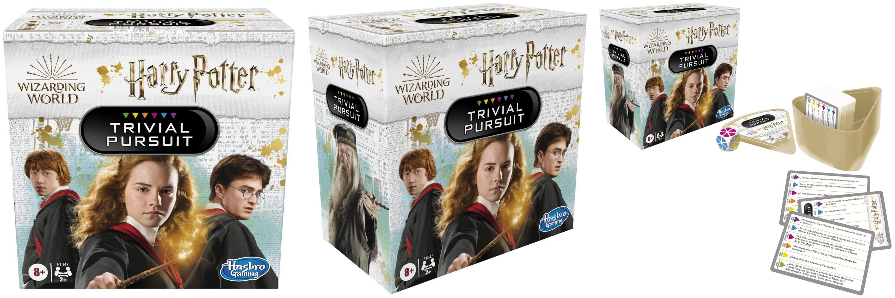 Trivial Pursuit Harry Potter Wizarding World: 600 preguntas mágicas para jugadores de 8+ años