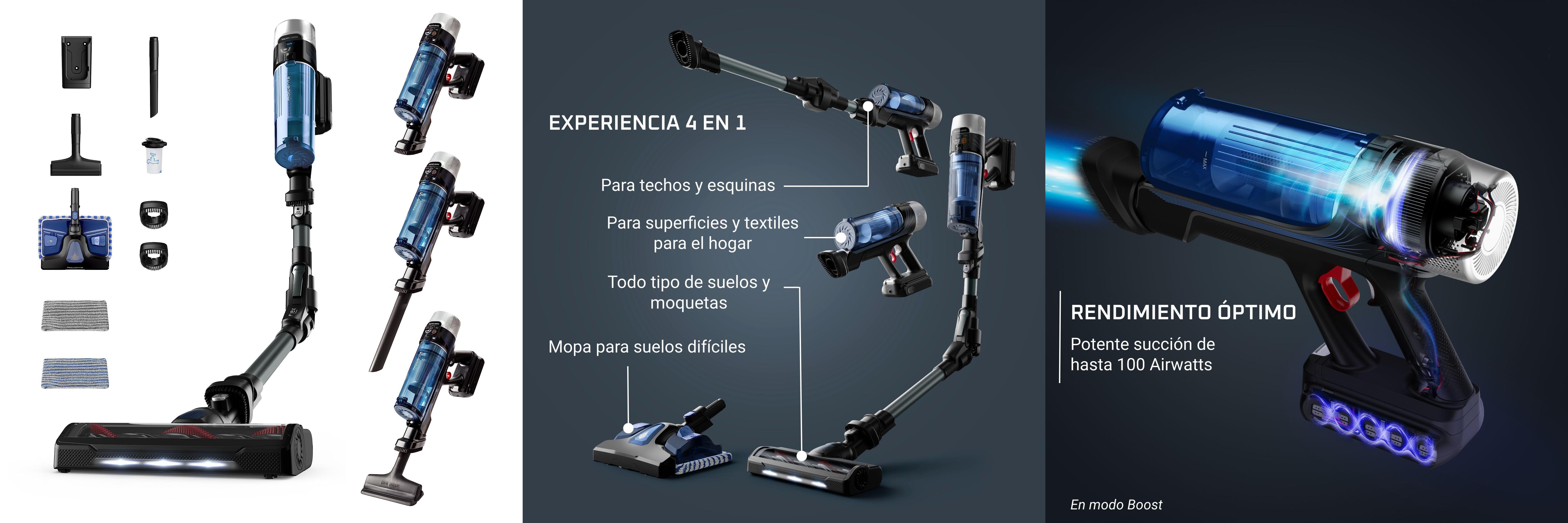 Featured image of post Descubre la innovadora Rowenta Xforce Flex 9.60 Aqua: la aspiradora escoba 4 en 1 que revolucionará tu limpieza